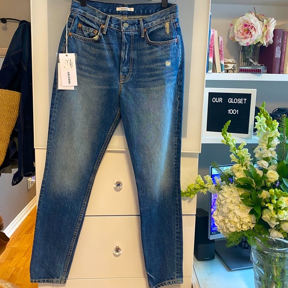 GRLFRND Jeans : The Karolina : Buttoned : Close To You : High Waist-Skinny Legs - Picture 1 of 7